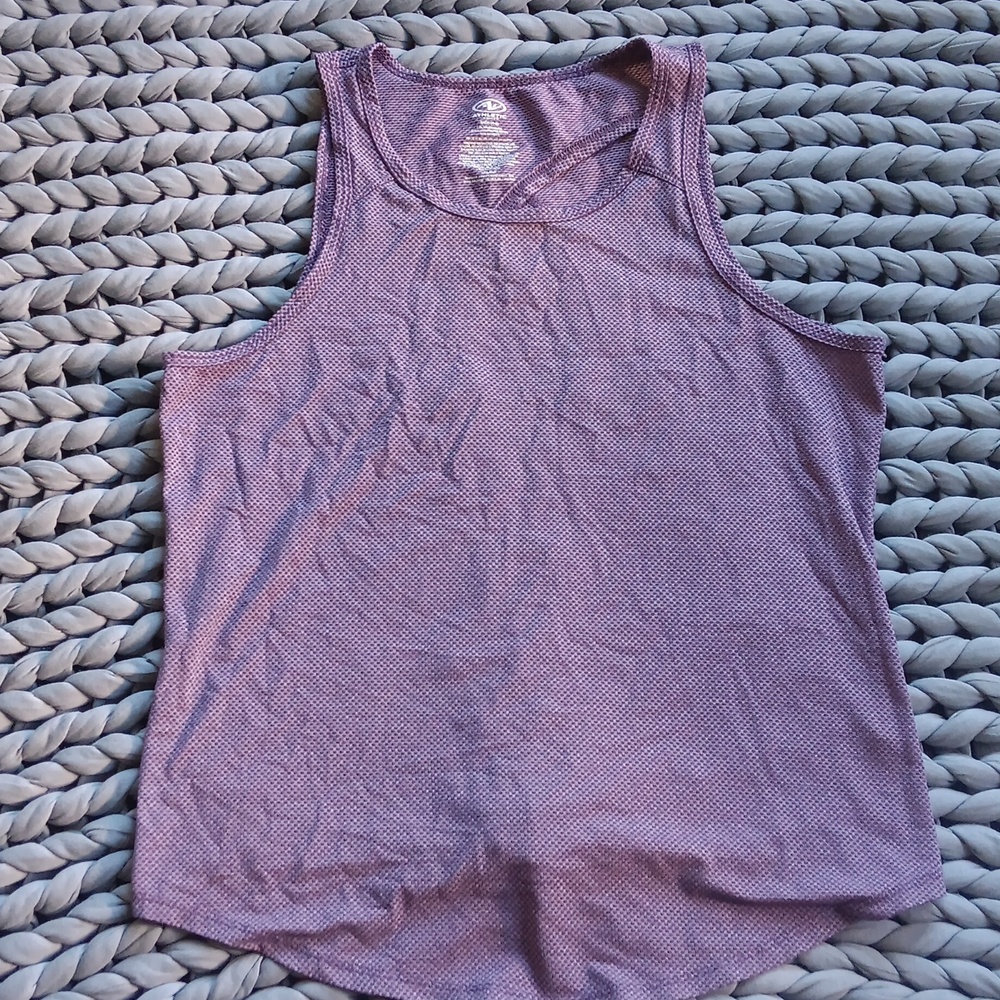 Purple workout tank